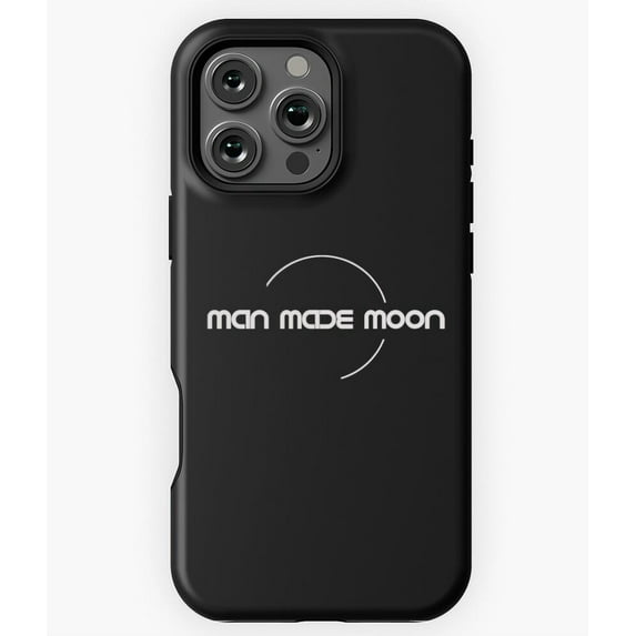 Man Made Moon Logo Graphic Art N4488 Phone Case for iPhone 17 16 15 14 13 12 11 Pro Max