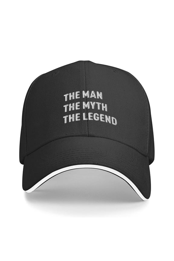 The Man The Myth The Legend Dad Hat Print Baseball Cap Adjustable Strap for Running Workouts and Outdoor Activities All Seasons,Made In USA,Adult One Size Fits All