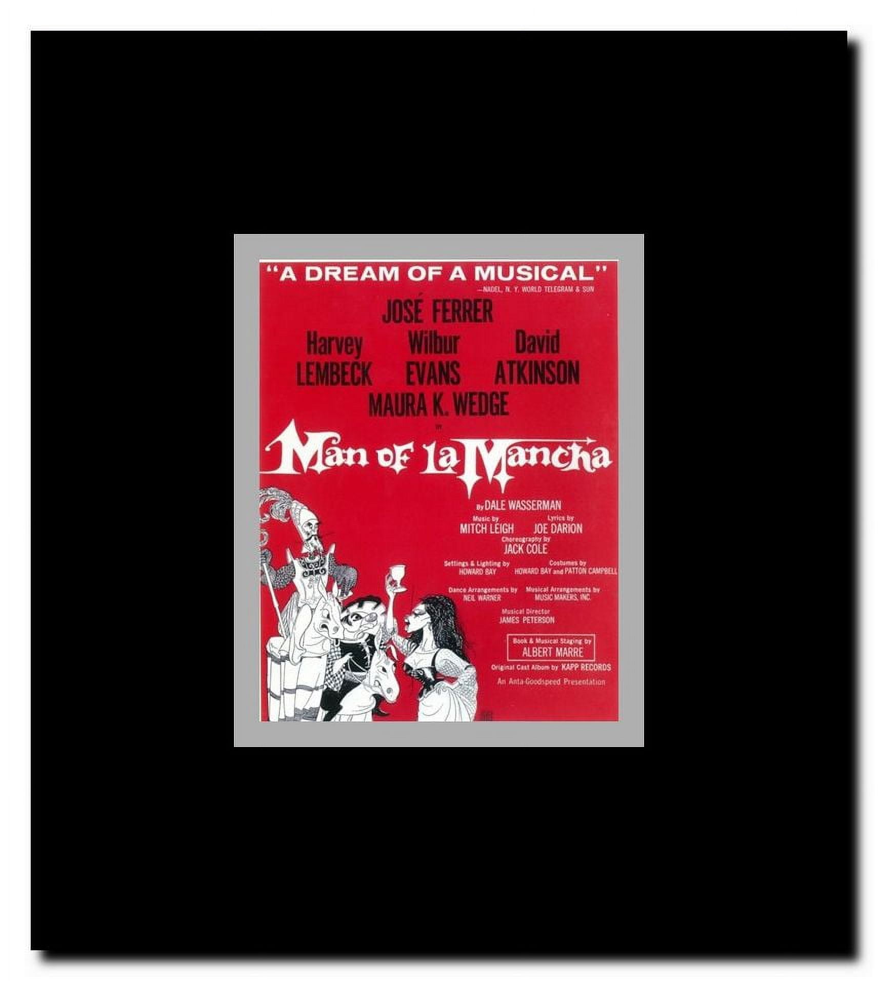 Man Of La Mancha (Broadway) Framed Movie Poster