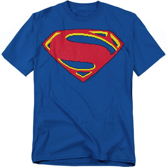 Man of Steel T-Shirt 8 Bit Shield Unisex Graphic Tee For Men & Women