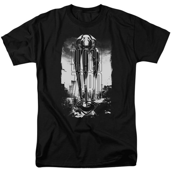 Man Of Steel Black Zero Unisex Adult T Shirt For Men And Women