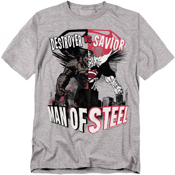 Man of Steel T-Shirt Good VS Evil Unisex Graphic Tee For Men & Women