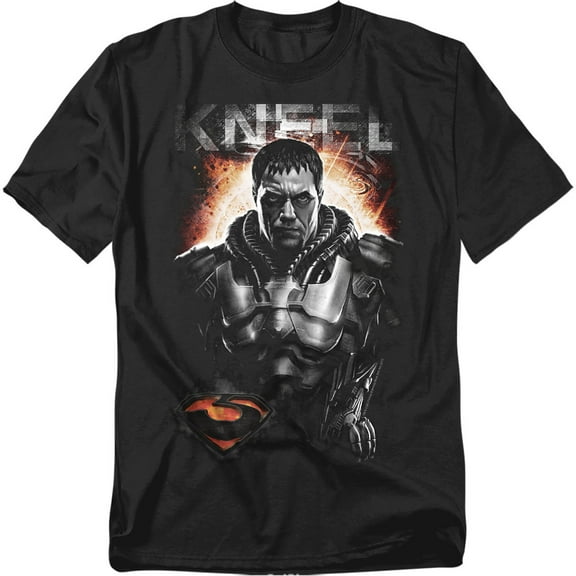 Man of Steel T-Shirt Kneel Unisex Graphic Tee For Men & Women Black&nbsp;