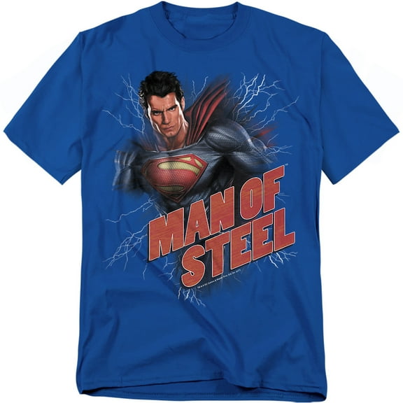 Man of Steel T-Shirt Lightning Power Unisex Graphic Tee For Men & Women