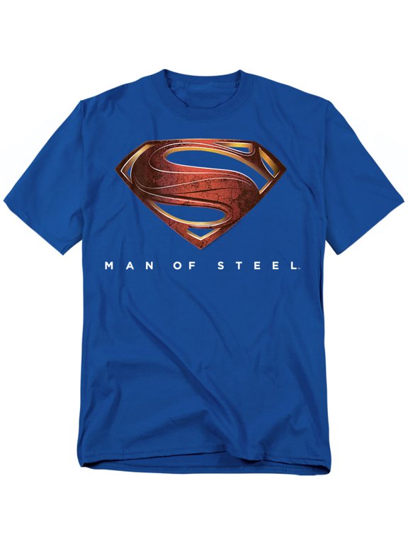 Man of Steel T-Shirt Mos New Logo Unisex Graphic Tee For Men & Women Royal 