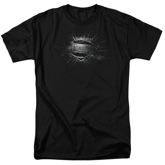 Man Of Steel Mos Shield Burst Unisex Adult T Shirt For Men And Women