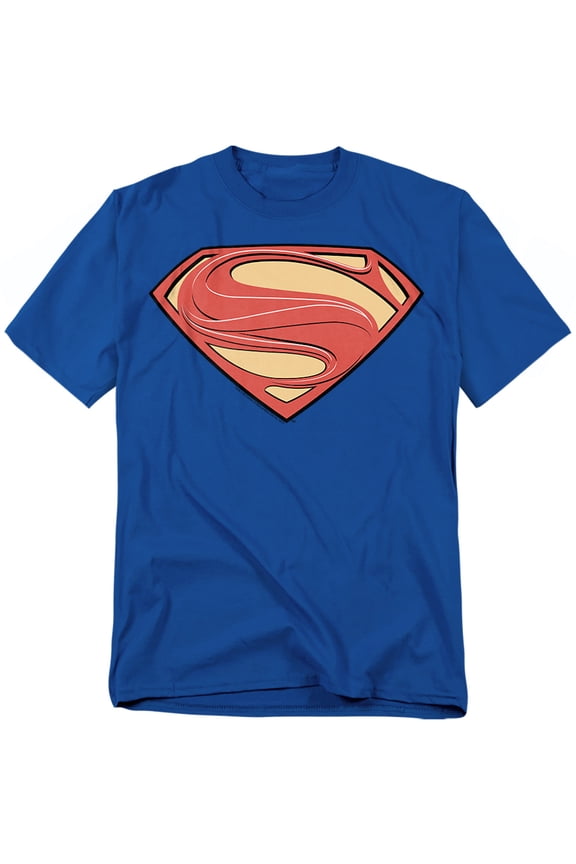 Man of Steel T-Shirt New Solid Shield Unisex Graphic Tee For Men & Women Royal&nbsp;