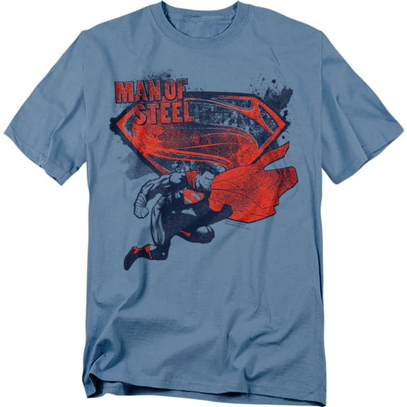 Man of Steel T-Shirt Sheild Splat Unisex Graphic Tee For Men & Women