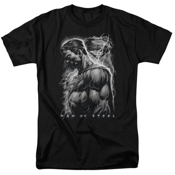 Man Of Steel Steel Rain Unisex Adult T Shirt For Men And Women