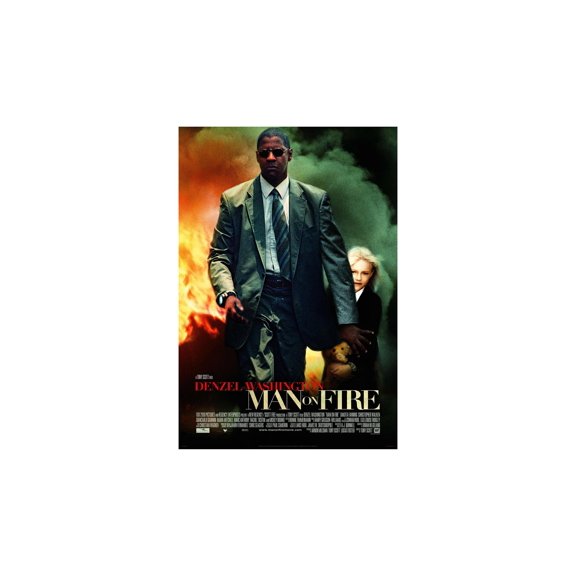 Man On Fire Movie Poster, Denzel Washington Photo Wall Art