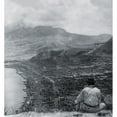 thumbnail image 1 of Man On Orange Hill Looks Over The Dead City Of St. Pierre History (18 x 24), 1 of 1