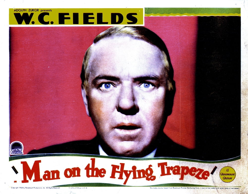 Man On The Flying Trapeze Canvas Art -  (20 x 16)