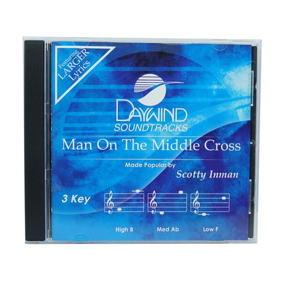 Man On The Middle Cross Made Popular by Scotty Inman NEW CD Accompaniment