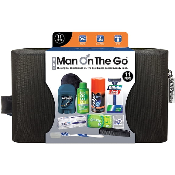Man On the Go Premium11-Piece Travel Kit 1 ea