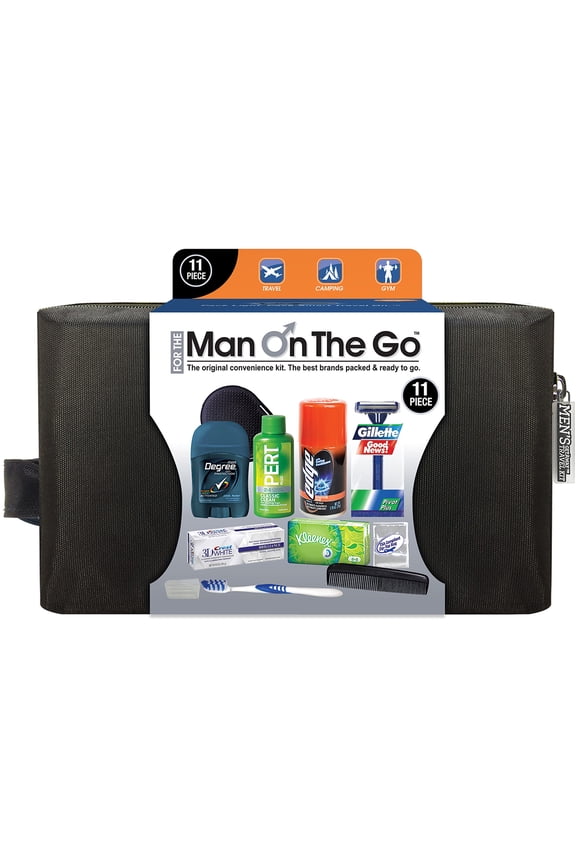 Man On the Go Premium11-Piece Travel Kit 1 ea