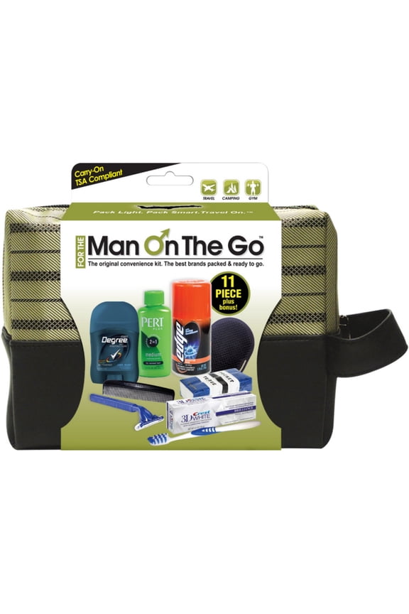 Man On the Go Premium11-Piece Travel Kit 1 ea