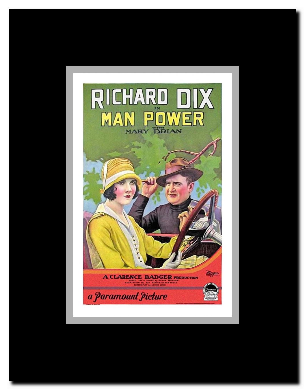 Man Power Framed Movie Poster