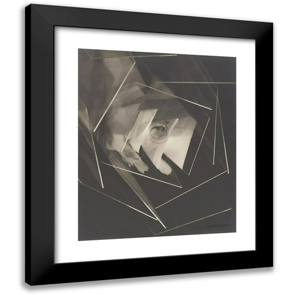 Man Ray 12x14 Black Modern Framed Museum Art Print Titled - Planes (1922)