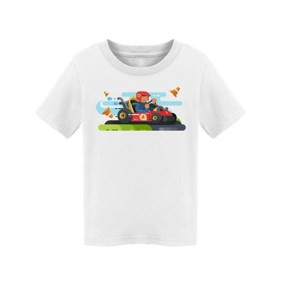Man Riding Go Kart T-Shirt Toddler -Image by Shutterstock, 3 Toddler