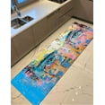 thumbnail image 1 of Man Rug, Blue Rug, Bath Rugs, Machine Washable Rugs, Popular Rug, Gift For Him Rugs, Modern Rug, Bridesmaid Gift Rug, Man Rugs, Custom Rug, 2.6'x5' - 80x150 cm, 1 of 8