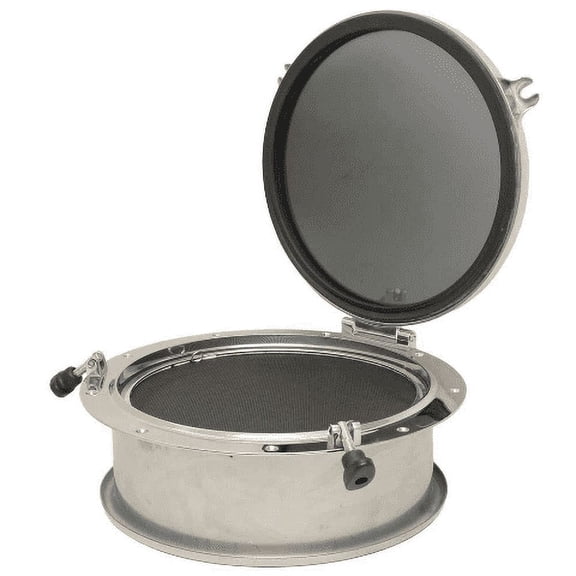 Man Ship Boat Portlight Window Hatch LSR-1200H | w/ Screen 12 In Smoke