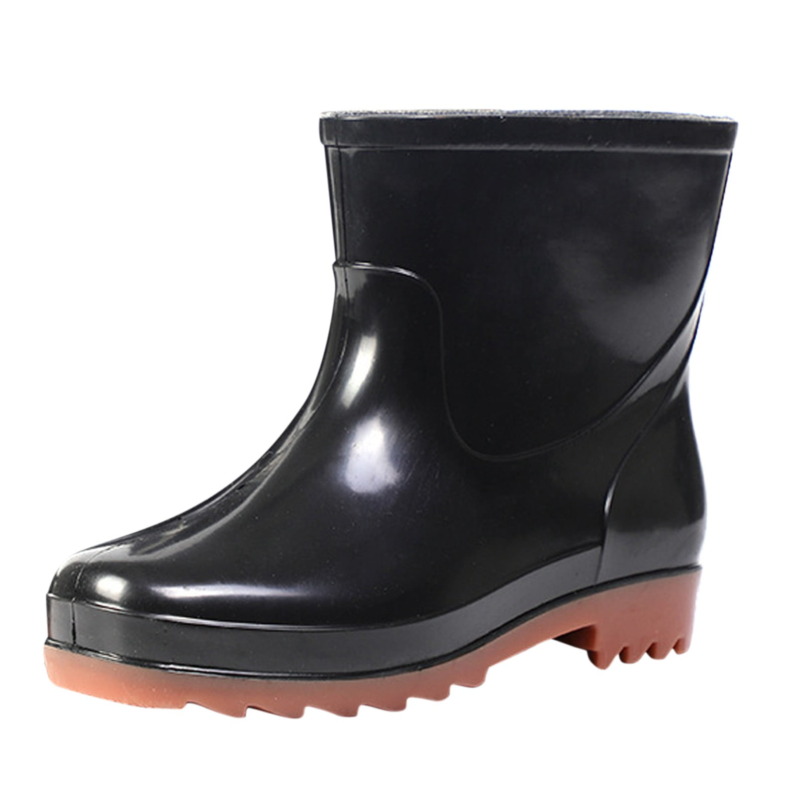 Man Short Rubber Rainboots Waterproof Rubber Boots For Garden Man Rain ...