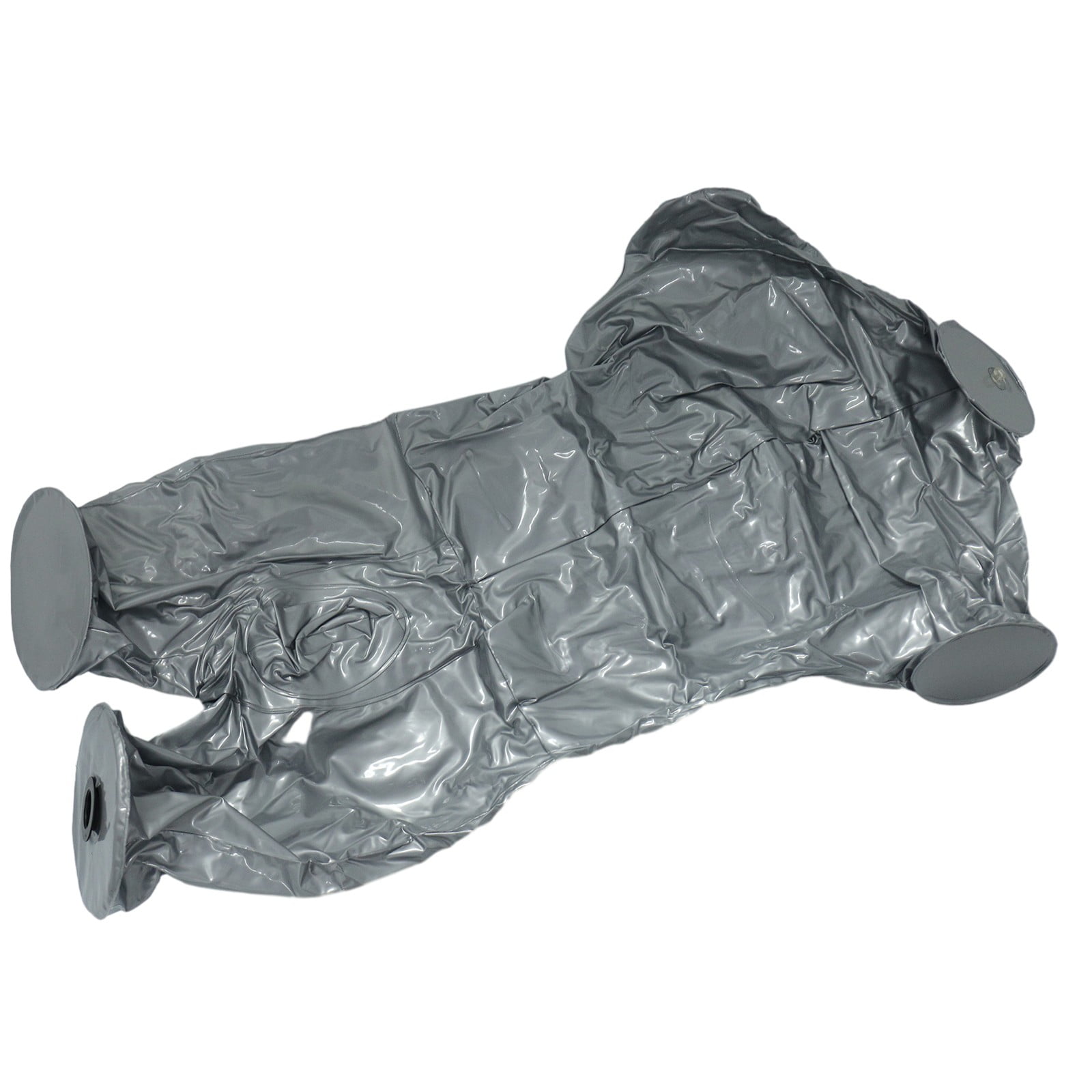 Man Silver Whole Body Inflatable Mannequin Dummy Torso Model Fashion