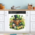 thumbnail image 1 of Man and St-patrick's Day Dishwasher Magnetic Covers Magnet Sticker Kitchen Decor Dishwasher Refrigerator Front Door Covers Decorative Magnetic 23" x 26", 1 of 5