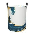 thumbnail image 1 of Man Surfing Laundry Hamper Small Storage Basket/Toy Organizer/Dirty Clothes Bucket, 1 of 5