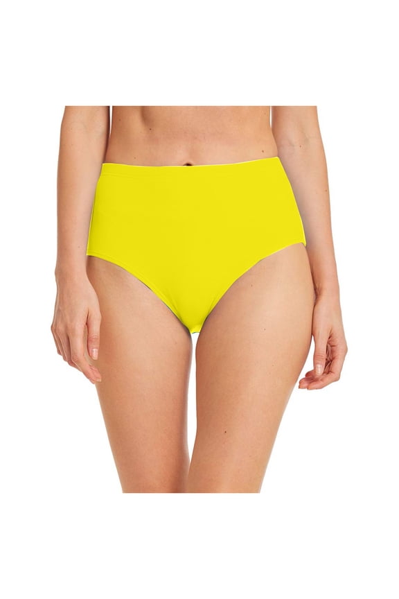 Man Swim Trunks Mens Swim Trunk Women's Swim Bottom High Waist Retro Basic Full Coverage Bikini Tankini Swimsuit Briefs