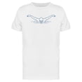 thumbnail image 1 of Man Swimming Outline   T-Shirt Men -Image by Shutterstock, Male x-Large, 1 of 2