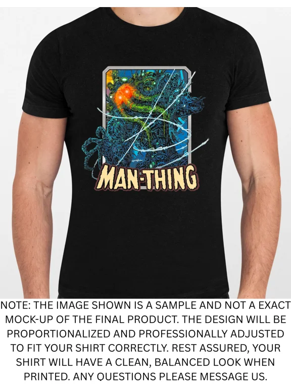 Man Thing Graphic T Shirt Men Or Women New