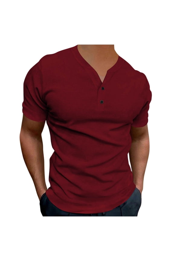 Man Vneck Tshirts Track Gym Running Tee Tops for Man Short Sleeve Basic Fall Summer Shirts 2026 Clothes Fashion L