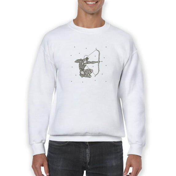 Man W Nature Tattoos Art Sweatshirt Men -Image by Shutterstock, Male 3X-Large
