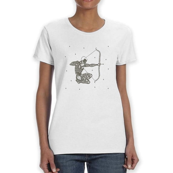 Man W Nature Tattoos Art T-Shirt Women -Image by Shutterstock, Female XX-Large