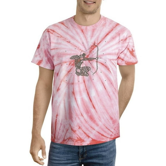 Man W Nature Tattoos Art Tie Dye Cyclone Men -Image by Shutterstock, Male x-Large