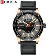 Man Watch Curren Top Brand Casual Leather Wristwatches For Men Fashion Quartz Clocks Relojes Para Hombre - Quartz Wristwatches