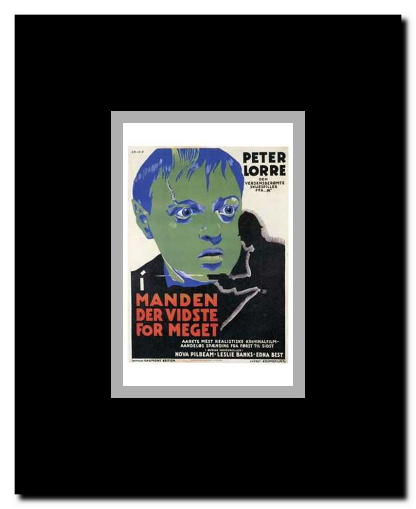 Man Who Knew Too Much Framed Movie Poster