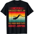 thumbnail image 1 of Man Who Plays Bungee Jumping T-Shirt, 1 of 3