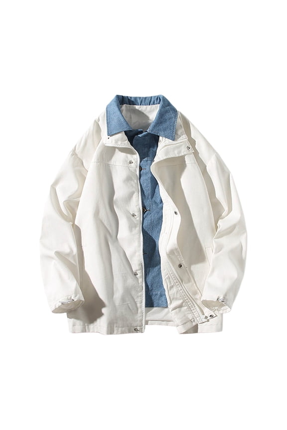 Man Winter Fashion Trend Lapel Daily Vintage Casual Utility Jacket