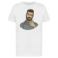 thumbnail image 1 of Man With Beard Showing Ok Sign T-Shirt Men -Image by Shutterstock, Male x-Large, 1 of 2