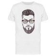 thumbnail image 1 of Man With Beard Sketch T-Shirt Men -Image by Shutterstock, Male Large, 1 of 2