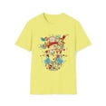 thumbnail image 1 of Man With Clock Unisex T-Shirt Boho Hippie Festival Birds Inspired, 1 of 3