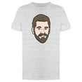 thumbnail image 1 of Man With Full Beard T-Shirt Men -Image by Shutterstock, Male 3X-Large, 1 of 2