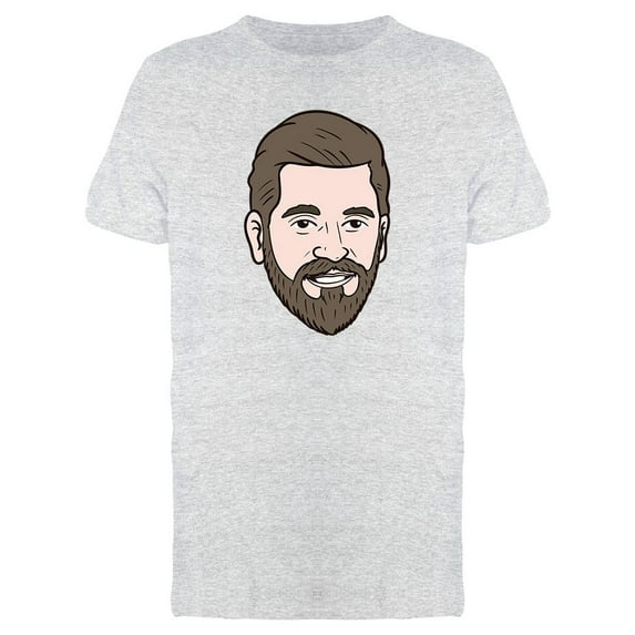 Man With Full Beard T-Shirt Men -Image by Shutterstock, Male Small