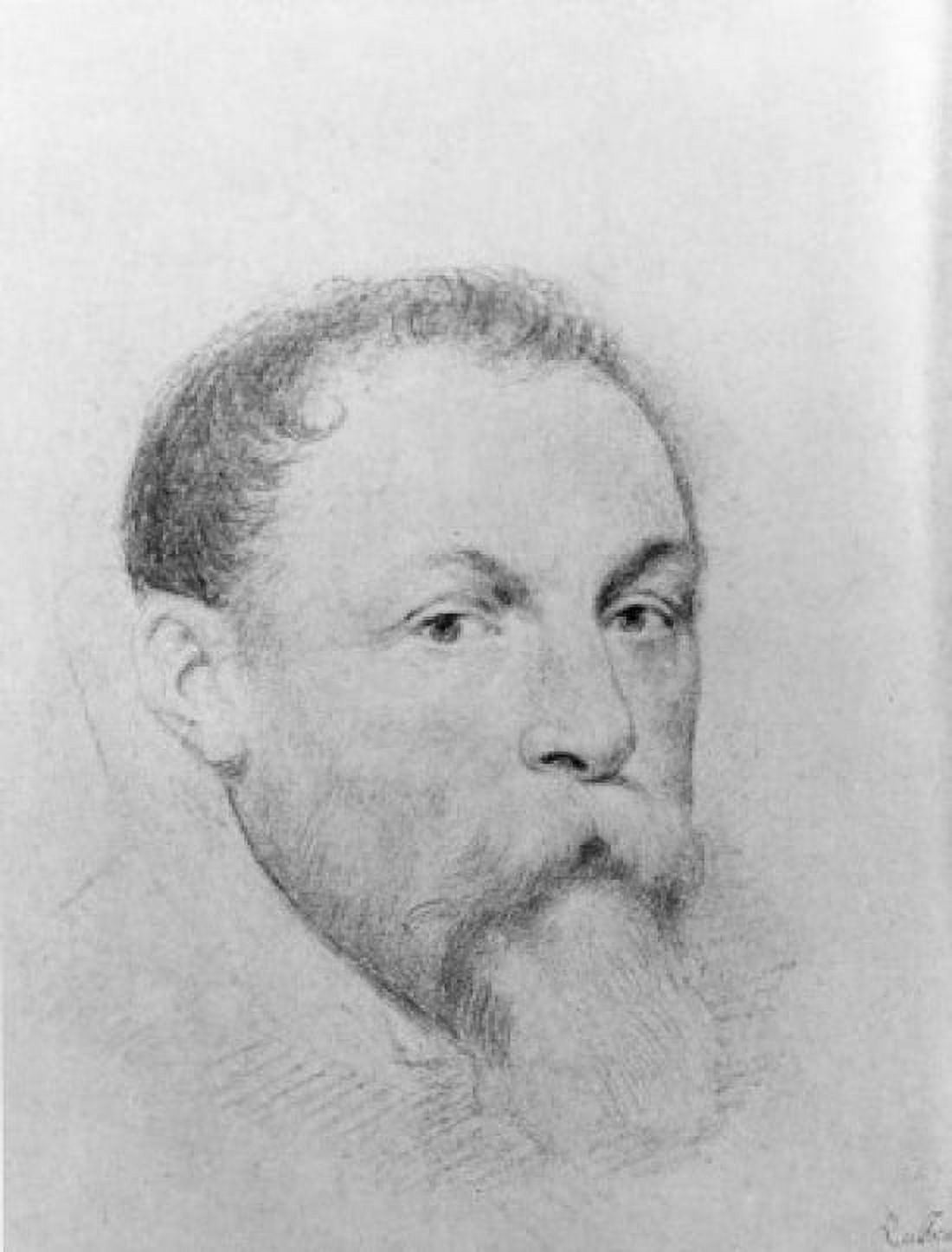 Man With Pointed Beard Study Austria Vienna Albertina Canvas Art - (18 x 24)