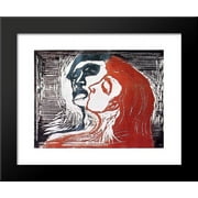 Man and Woman I 20x24 Framed Art Print by Munch, Edvard