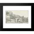 thumbnail image 1 of Man driving a donkey towards a bridge 20x24 Framed Art Print by Esaias van de Velde, 1 of 2