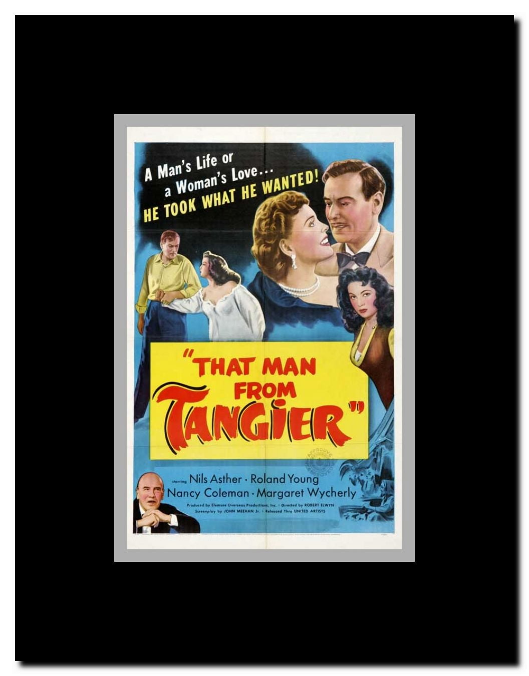 Man from Tangier Framed Movie Poster