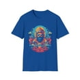 thumbnail image 1 of Man in Clouds Dream Unisex Softstyle T-Shirt Boho Egyptian Style Trip, 1 of 3